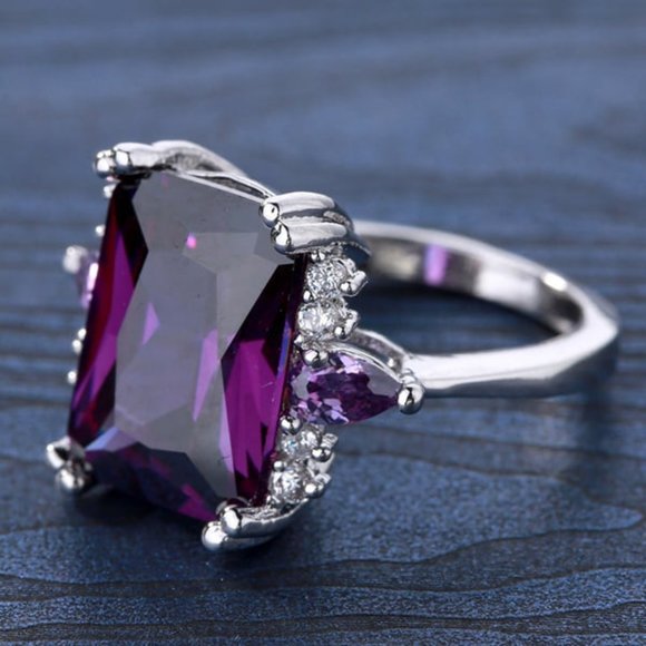Amethyst fashion ring - Picture 2 of 3